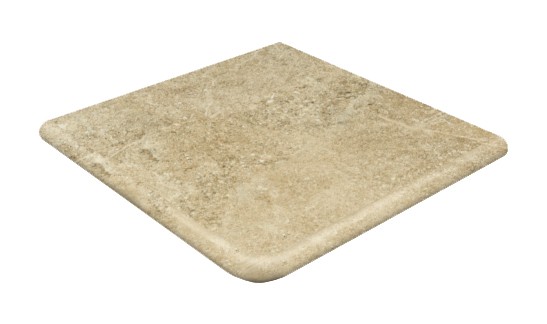 Ступень угловая 33*33 Esq.Redonda Petra Ocre Antislip