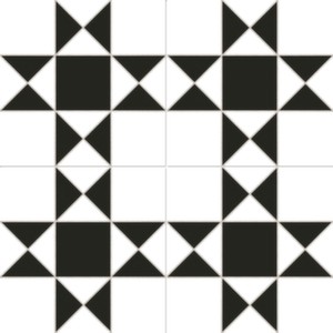 Напольная плитка 44.5*44.5 Cardiff White (уп.1,39 м2/7 шт)