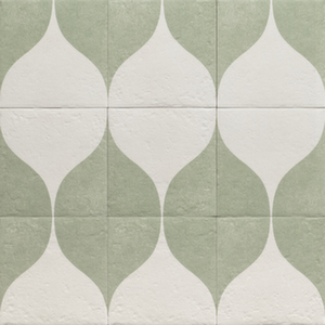 Керамогранит 20*20 Декор Зеленый Два / Decor Green Two (уп.1 м2/ 25 шт)