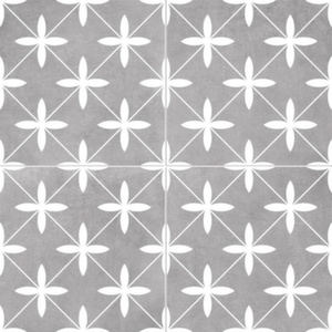 Керамогранит 45.2*45.2 Пул Серый Преднарезанный Сат / Poole Grey Pre-cut Sat (уп.1.23 м2/6 шт)