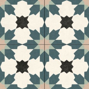 Напольная плитка 45*45 Flor Blue
