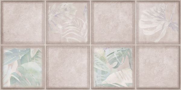 Настенная плитка 31,5*63 Maiolica Collage Crema (уп.1,39 м2/ 7 шт)