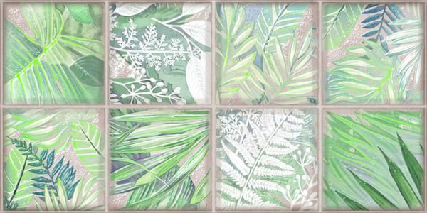 Декор 31,5*63 Maiolica Collage Crema