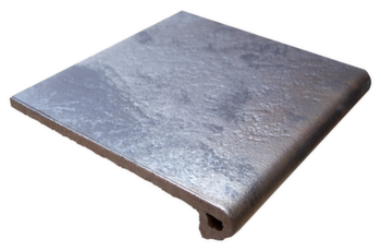 Ступень фронт. Закругл. 32.5*33 Металл Черный / Peldаno Redond. Metal Black (уп.6 шт)