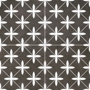 Напольная плитка 44.5*44.5 Poole Black (уп.1,39 м2/7 шт)