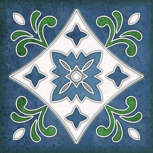 Настенная плитка 15*15 Smalto Decor 3 Blu (уп.0.9 м2/40 шт)